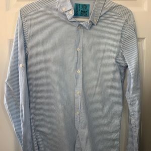 Used like new stripped men slim fit shirt size S